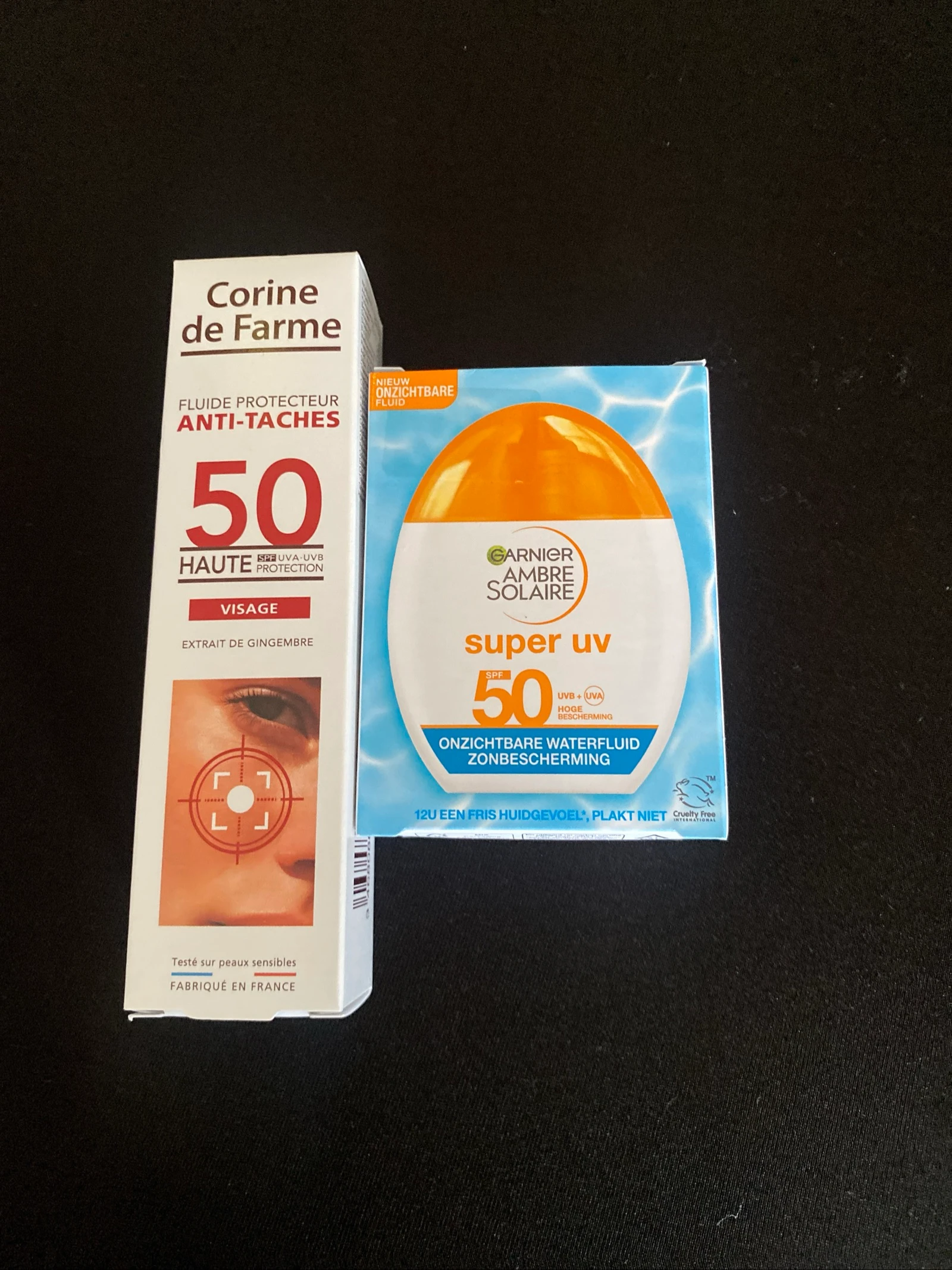 Lot de crème solaire, anti-âge, fruits protecteur, 50 UV haute protection